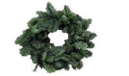 Classic Plain Foliage Wreath (10")