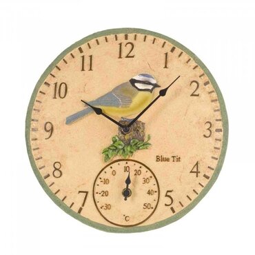 Clock Blue Tit 12" - image 2