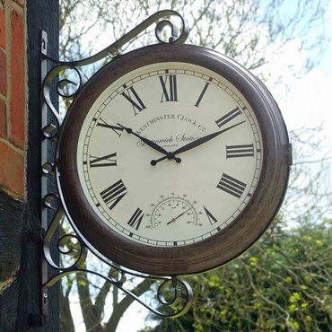 Clock Double Sided Greenwick Station - image 1