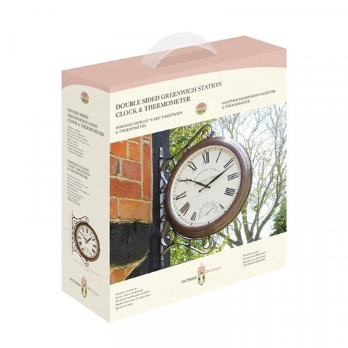 Clock Double Sided Greenwick Station - image 3