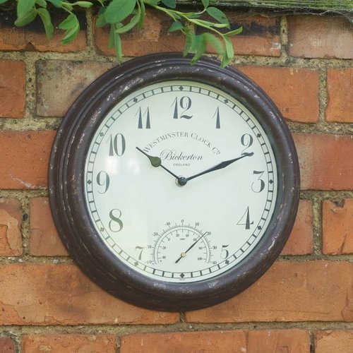 Clock & Thermometer 12" Bickerton - image 1