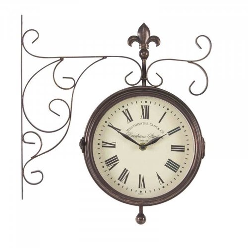 Clock & Thermometer Double Sides Marylebone Station - image 1