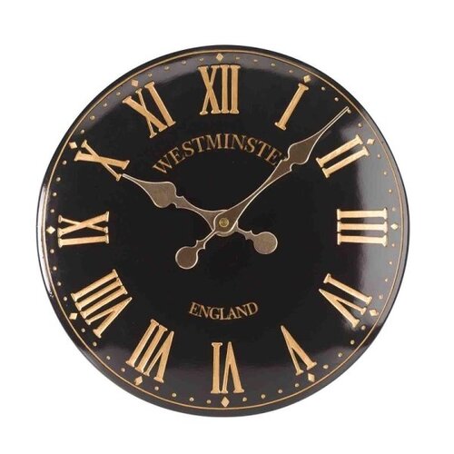 Clock Westminster Tower 12" Black - image 2