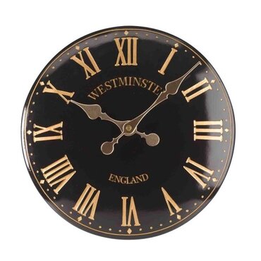 Clock Westminster Tower 12" Black - image 2