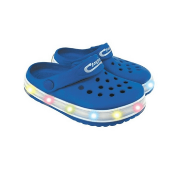 Clogs Kids Light Up Blue 11