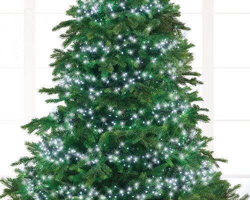 Led Cluster Lights x 1512 Cool White/Green Cable 13.5m - image 2