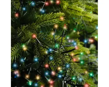 Led Cluster Lights x 2040 Multi/Green Cable 17m - image 4
