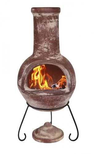 Colima Large Mexican Chimenea (Red) - image 1