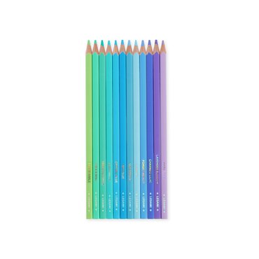 Colouring Pencils Pack of 12 Ocean Palette - image 1