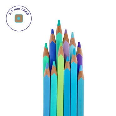 Colouring Pencils Pack of 12 Ocean Palette - image 2