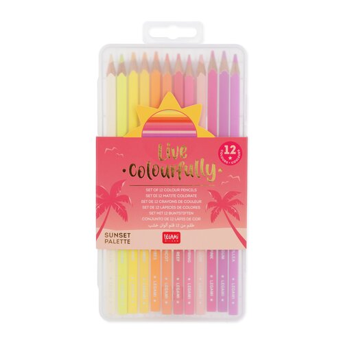 Colouring Pencils Pack of 12 Sunset Palette - image 8
