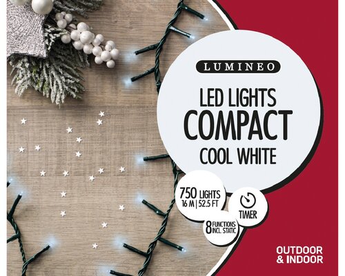Led Compact Lights x 750L Cool White/Green Cable - image 3