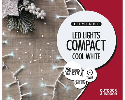 Led Compact Lights x 750L Cool White/Trans Cable - image 4