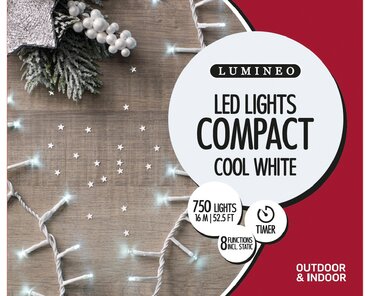 Led Compact Lights x 750L Cool White/Trans Cable - image 4