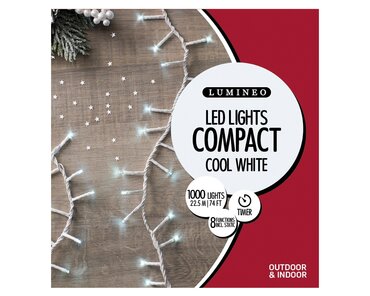 Led Compact Lights x 1000L Cool White/Trans Cable - image 4