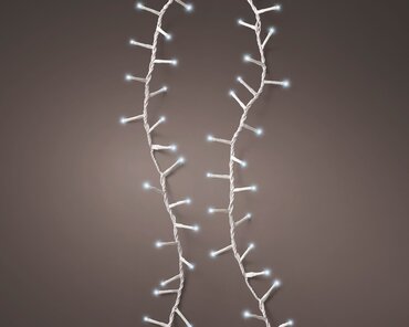 Led Compact Lights x 1000L Cool White/Trans Cable - image 1
