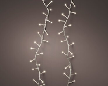 LED Compact Lights x 500L Warm White/Trans Cable - image 1