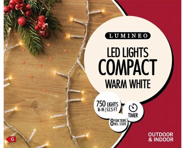 LED Compact Lights x 750L Warm White/Trans Cable - image 4