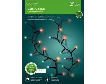 LED Durawise Compact Battery x 600 Multi/Black Cable - image 1