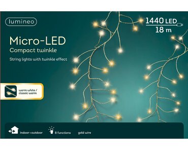 Micro LED Compact x 1440 Warm/Classic Warm/Gold Wire - image 2