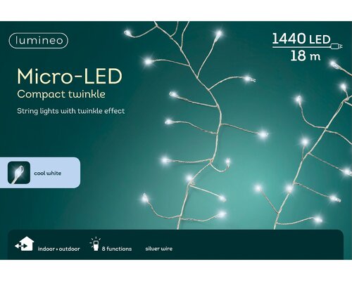 Micro LED Compact x 1440 Cool White/Silver Wire - image 3
