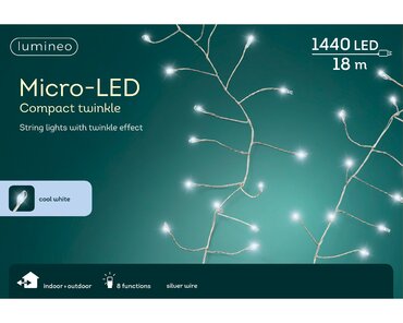 Micro LED Compact x 1440 Cool White/Silver Wire - image 3