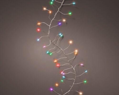 Compact Twinkle Micro Wire Lights (Soft Multicolour, Silver Wire) x960 (L24) - image 2