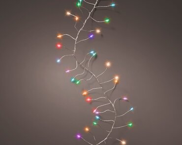 Compact Twinkle Micro Wire Lights (Soft Multicolour, Silver Wire) x960 (L24) - image 2