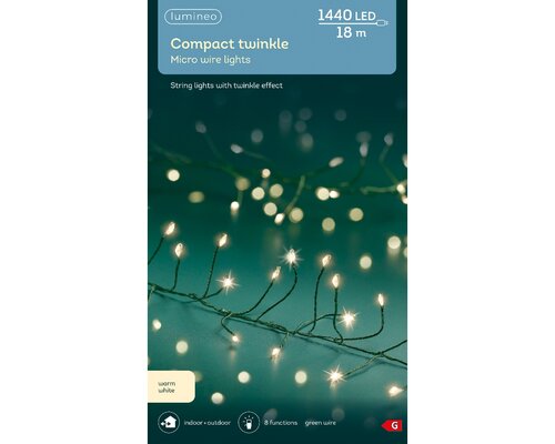 Micro Led Compact x 1440 Warm White/Green 1800cm - image 2