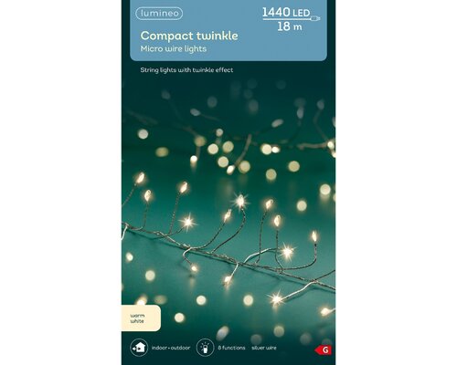 Micro Led Compact x 1440 Warm White/Silver 1800cm - image 3