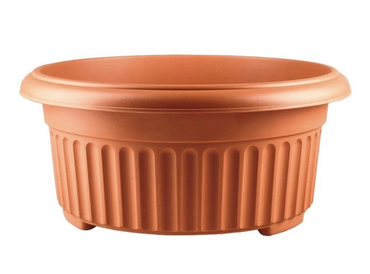 Corinthian Low Planter 45cm Terracotta