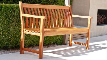 buy alexander rose cornis broadfield 5ft wooden bench