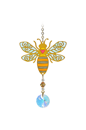 Crystal Dreams Bee Autumn Gold