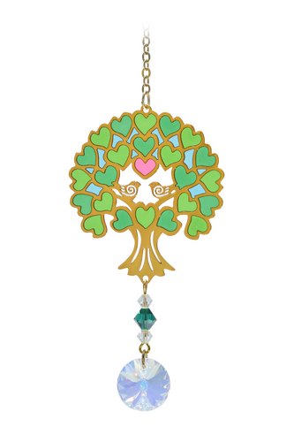 Crystal Dreams Tree Of Life Green