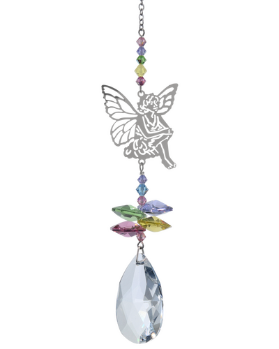 Crystal Fantasies Sitting Fairy Confetti