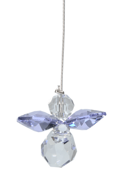 Crystal Guardian Angel Light Amethyst