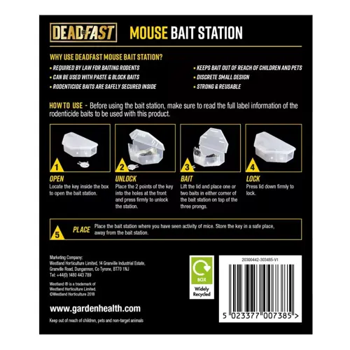 Deadfast Mouse Bait Station Only Twin Pack - image 3