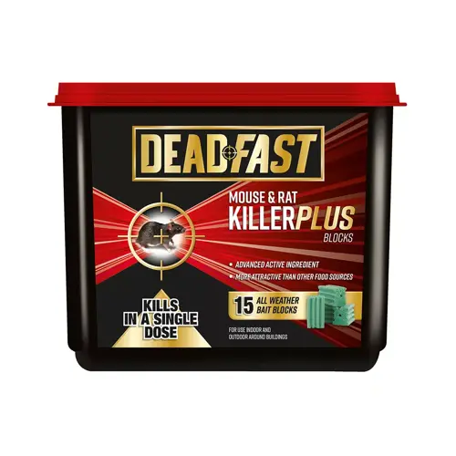 Deadfast Mouse/Rat Killer + 15 Block 300g - image 1