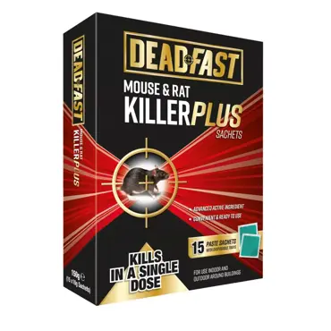 Deadfast Mouse/Rat Killer + 15 Sachets - image 1