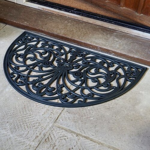 Doormat Half Moon Rubber 75x45cm - image 1