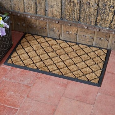 Doormat Heavy Duty Diamond Pattern 75x45cm - image 1