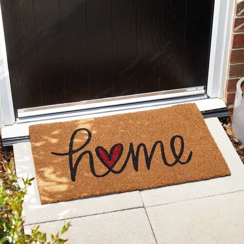 Doormat Home Is Where The Heart Is 75x45cm - image 1