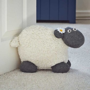 Doorstop Woolly Sheep - image 1