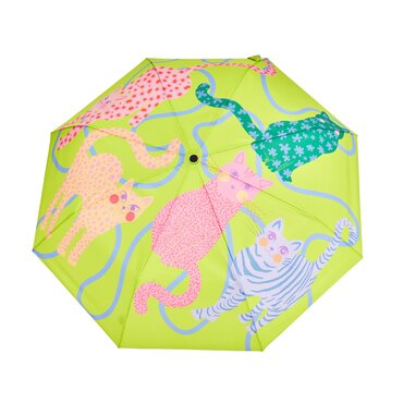 Duck Umbrella Lime Arty Cats Compact - image 3