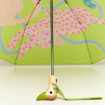Duck Umbrella Lime Arty Cats Compact - image 4