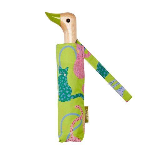 Duck Umbrella Lime Arty Cats Compact - image 5