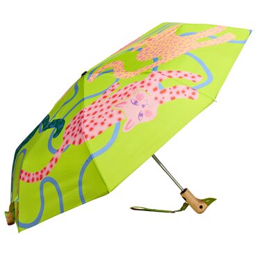 Duck Umbrella Lime Arty Cats Compact - image 2