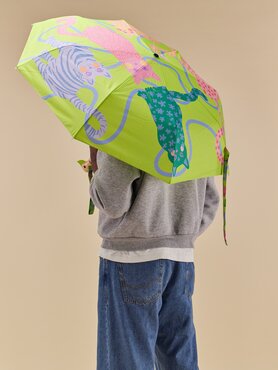 Duck Umbrella Lime Arty Cats Compact - image 1
