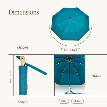 Duck Umbrella Teal Compact - image 6