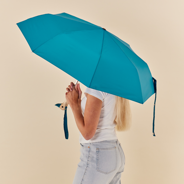 Duck Umbrella Teal Compact - image 1